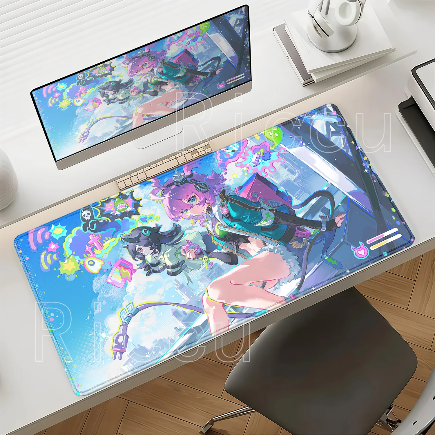 New Linko Gaming Neverness To Everness NTE Anime Girl Mouse Pad NonSlip Rubber Office Mousepad HD Printing Overlock XXL Desk Mat