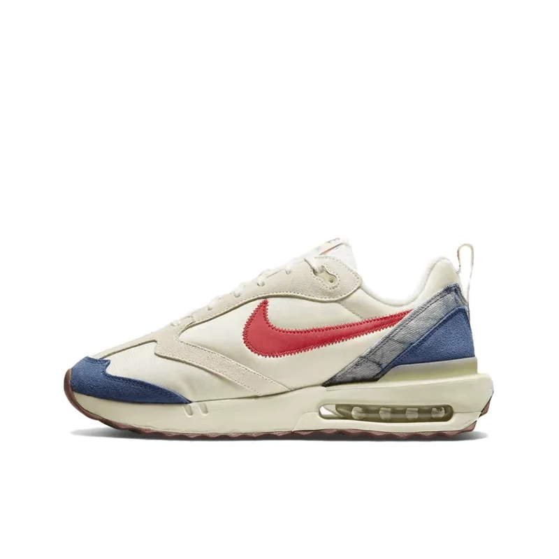 Nike Air Max Dawn Beige Red Blue Air Cushion Men Women Running Shoes Anti-Slip Shock-Absorbant DV1487-162