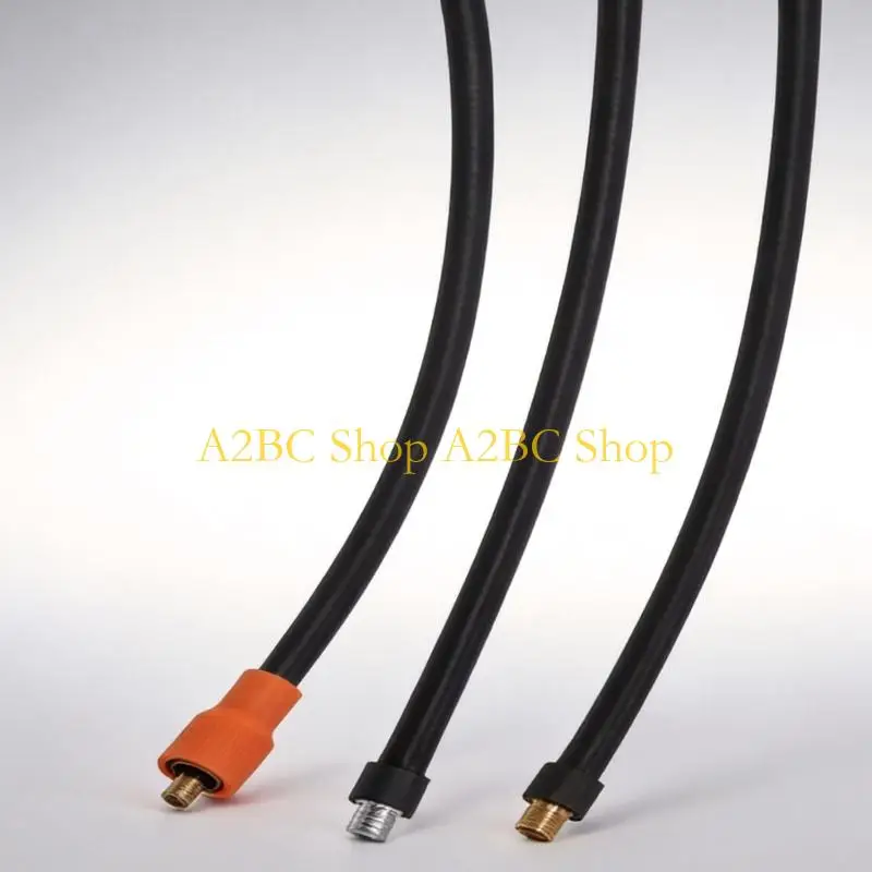 A2BC Air Pumps Hose Rotating Screw In Tire Pumps Hose With Brass Fittings Flexible PVC Tube Fit Most Air Compressors