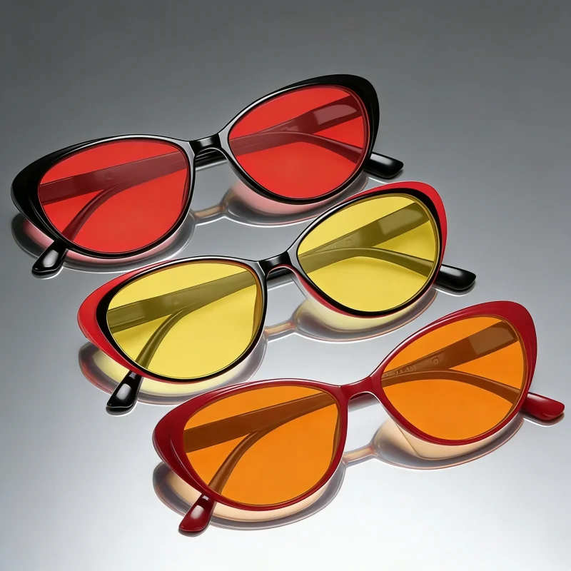 

Mirror Fashionable High-end Personalized Glasses Frame Men Fashion Cat Eye Anti-blue Lihght Glasses Women Retro Trendy Eyewear