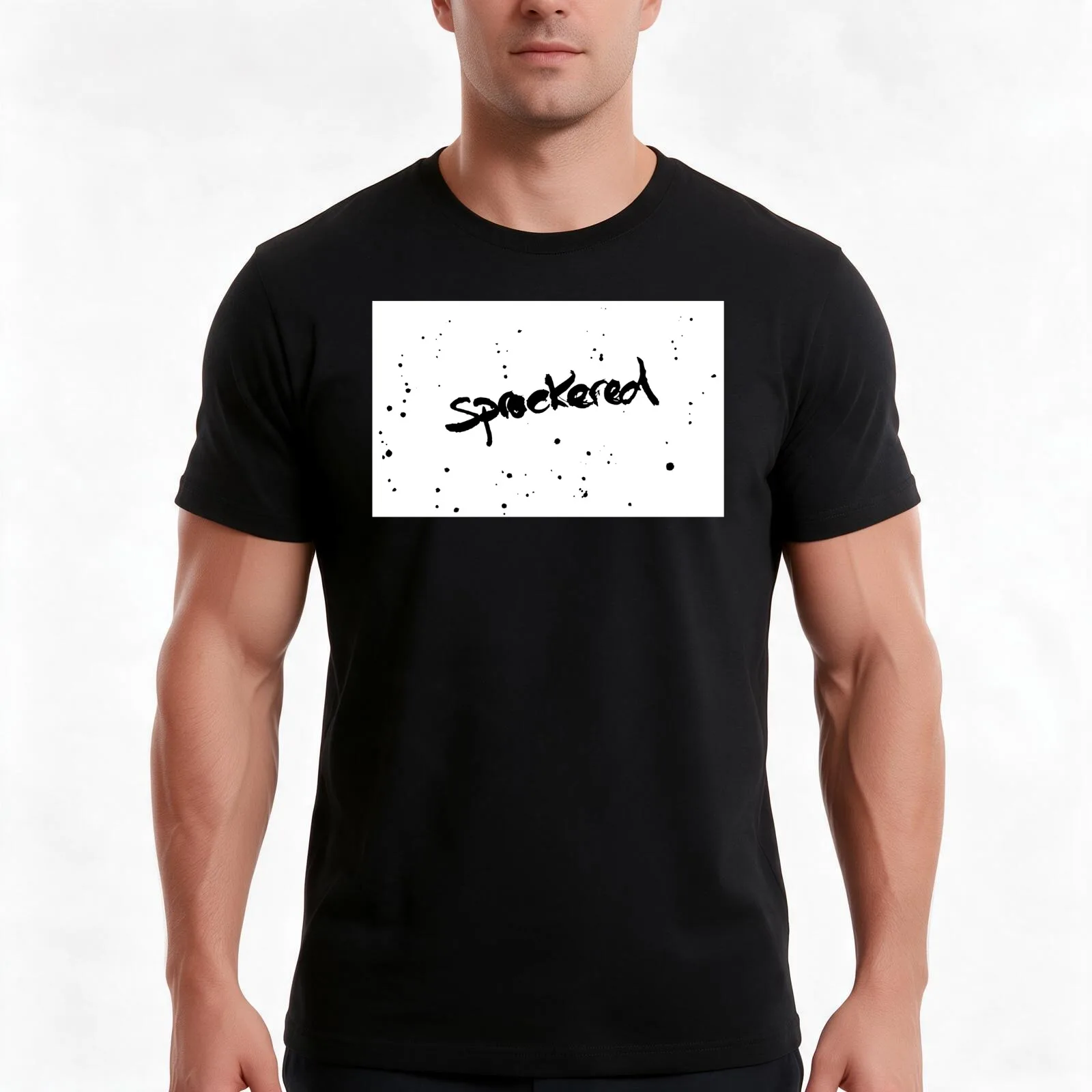 SPROCKERED for the sprocker spaniel lover T-Shirt, Summer Casual Cotton Tee, Oversized Streetwear Tops, Vintage Graphic Print