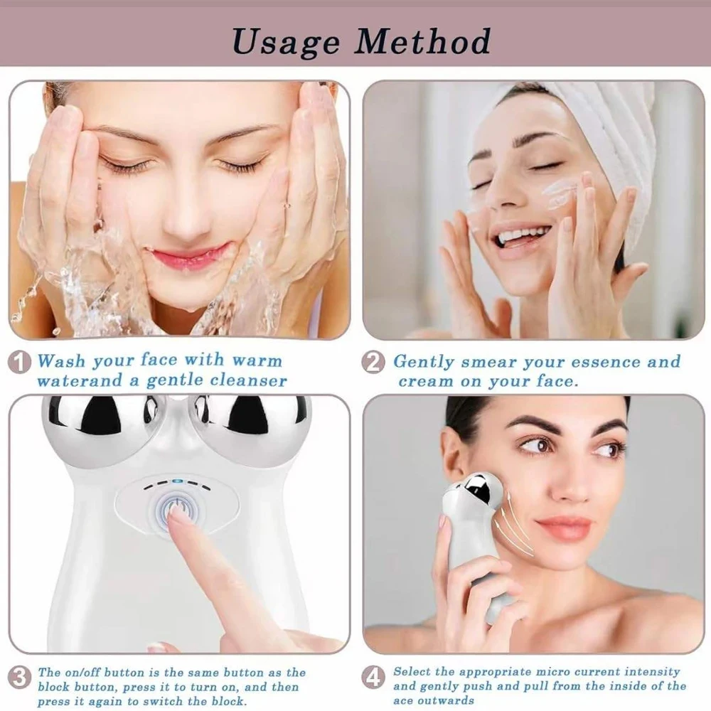 EMS Microcorrente Viso Massaggiatore Lifting Della Pelle Rassodante Doppio Mento Massaggiatore Facciale Dispositivo di Bellezza V-Face Dispositivo di Lifting Del Viso Più Sottile