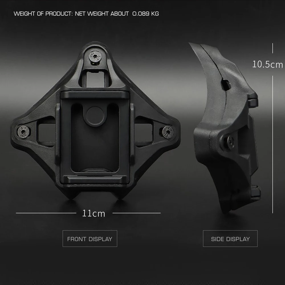 Tactical Helmet NVG Shroud Three-Hole Mount Adapters For MK Helmet Night Vision Device Mount Militar Airsoft Helmet Accessories