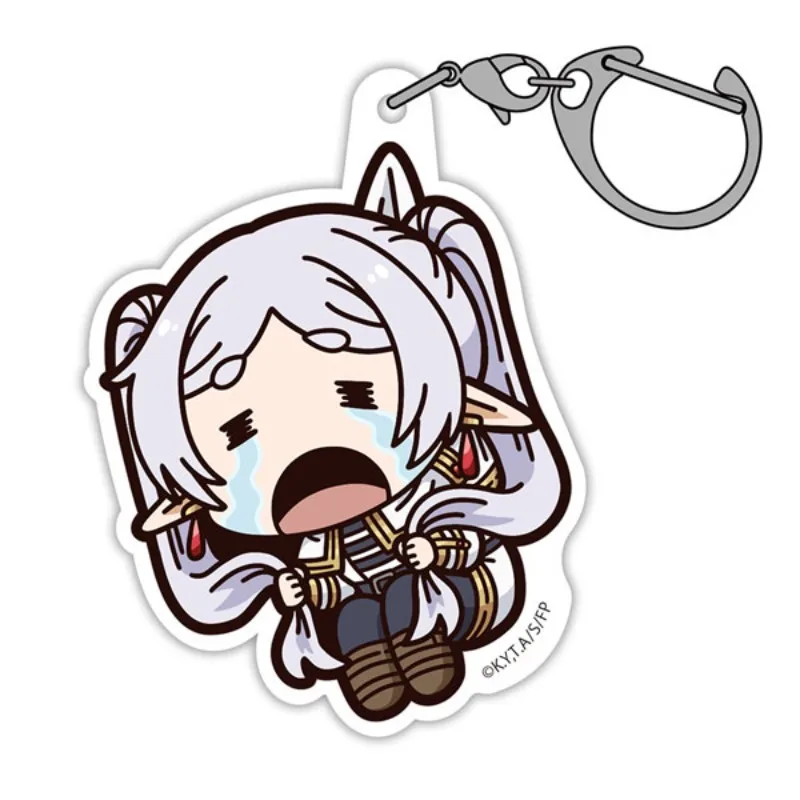 Frieren: Beyond Journey's End Anime KeyChain ‌Revolte Hero of The South Men Key Chain for Women Cartoon Figure Acrylic Pendant