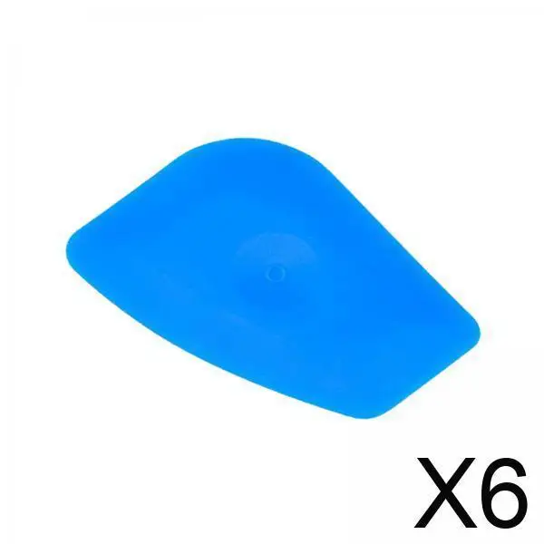 

6xGeneric Squeegee Professional Portable Craft Window Tint Installation Tool blue