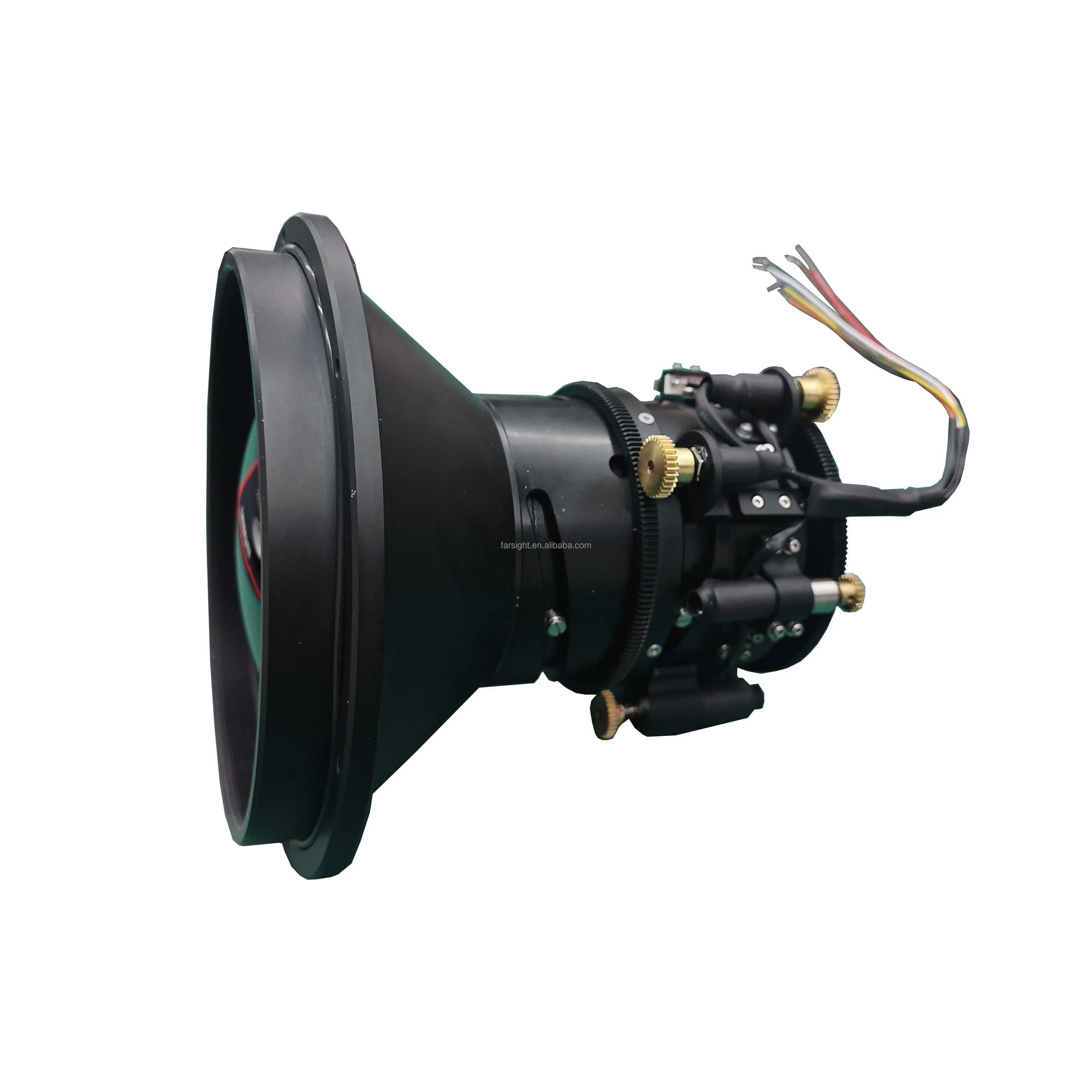 G=rmanium Glass F1.2 30~150mm 5x Optical Zoom Lens for 640x512 Resolution 17 Micron Pixel Uncooled Thermal Imaging Camera