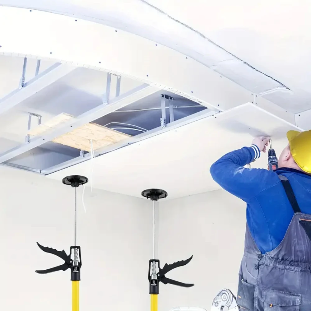 2pcs Telescopic Support Rod ABS Metal Telescopic Support Rod, 40KG, Telescopic Steel Jointing Hand Work Adjustable Third Hand.