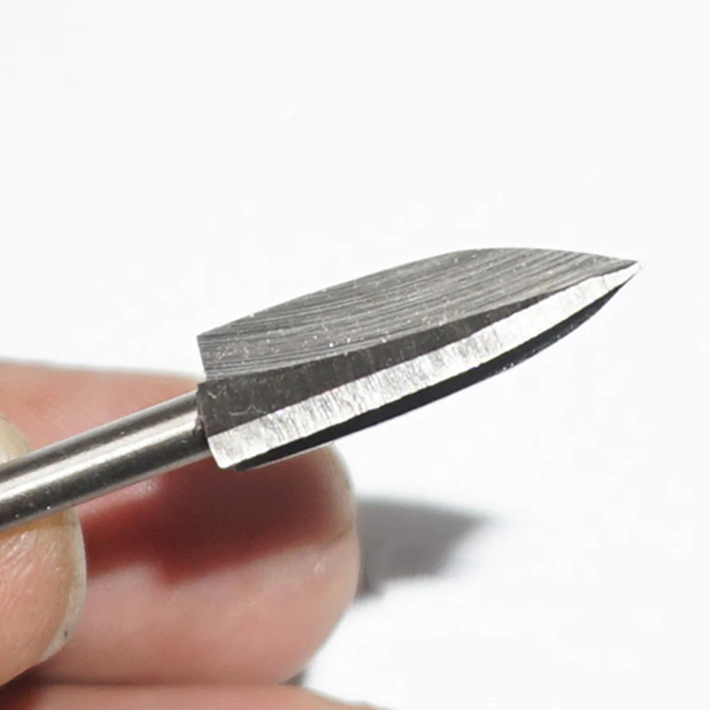 

5Pcs Engraving Cutter Three Blades Set 3Mm Milling Cutter Wood Carving Driller Head Professional Tool for Woodwork