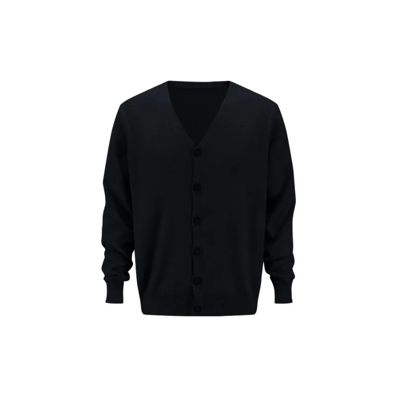 

Sweater Knitted Cardigan Coat Slim Long Sleeve Solid Color V-neck Casual Business Autumn and Winter Top