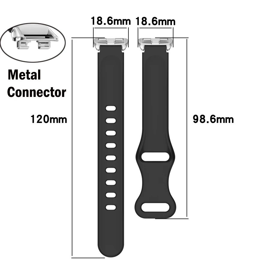 3D силиконовый ремешок для Huawei Band 10 9 8, спортивный дышащий ремешок для часов, сменный браслет для Huawei Band 8 9 10, браслет