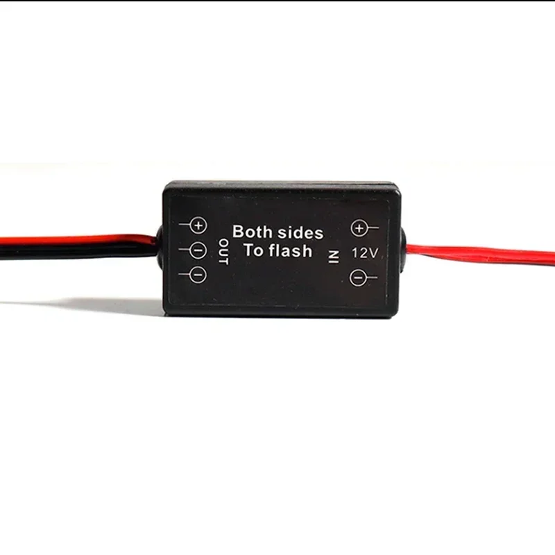 12V Both strobe To flashing Alternating Left/Right Strobe Flash Module Box For Fog Lights, LED DRL,Strips,Car Motorcycle