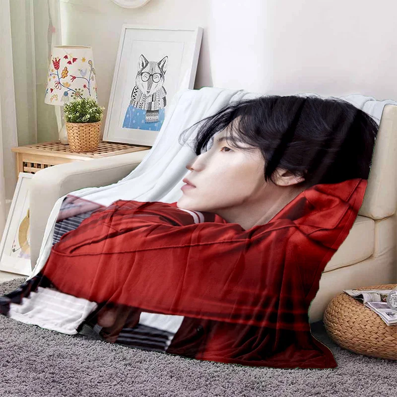 Soft and Warm S-SUGA-A Blanket M-Min Yoon Gi Perfect for Sofa Office Picnic and Air Conditioning throw blanket