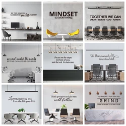 1pc Motivational text Wall Sticker Removable Wall Stickers Diy Wallpaper Waterproof Wall Art Decal Home Decor Wall Stickers