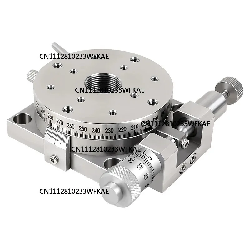 R Axis ELF31-60L ELF31-85 Manual 360 Degree High Precision Angle Adjustment Platform Optical Heavy Duty Rotary Slide Micrometer