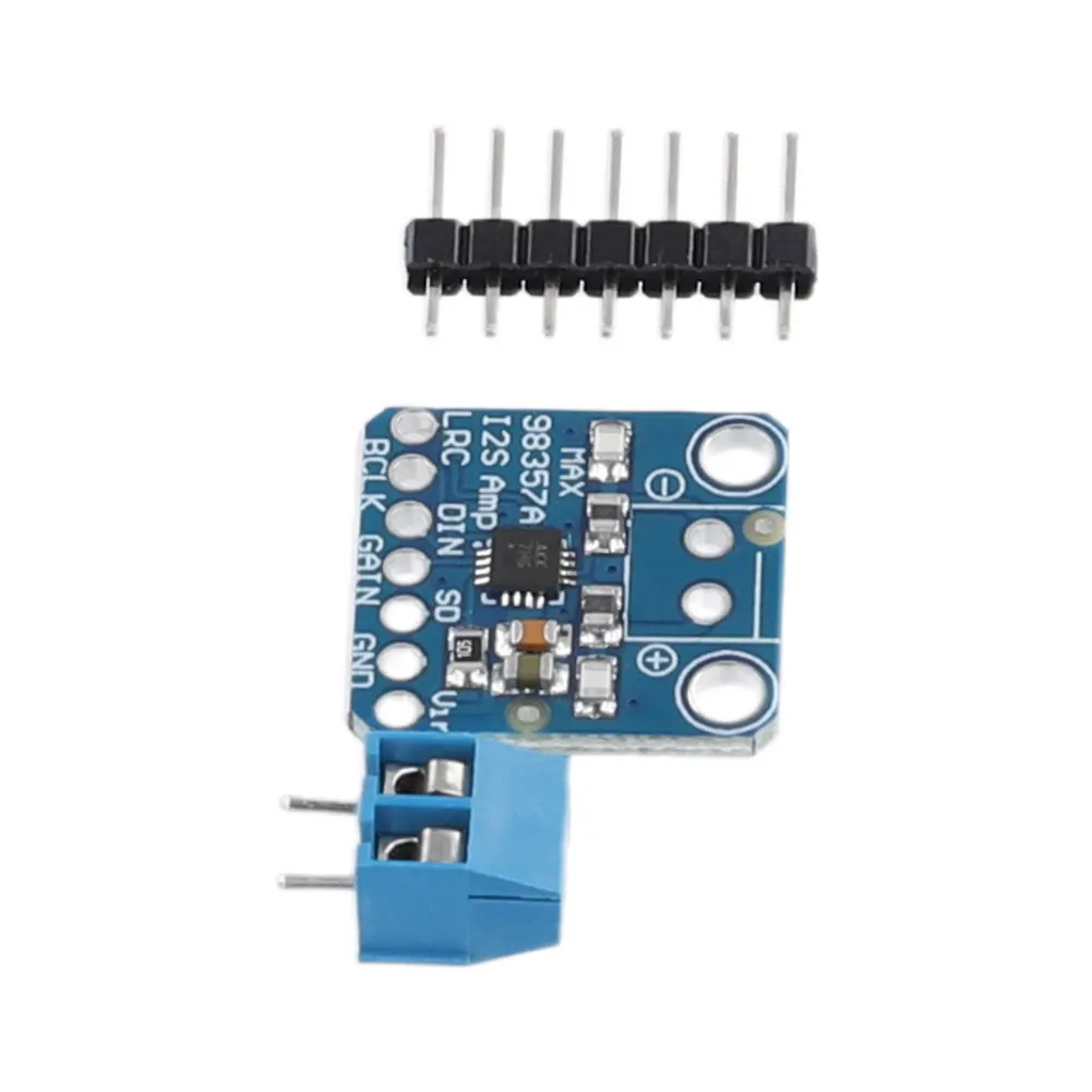 MAX98357 Amplifier Breakout Interface DAC Decoder MAX98357A Class D Filterless Audio Amplifier Module I2S for Raspberry Pi