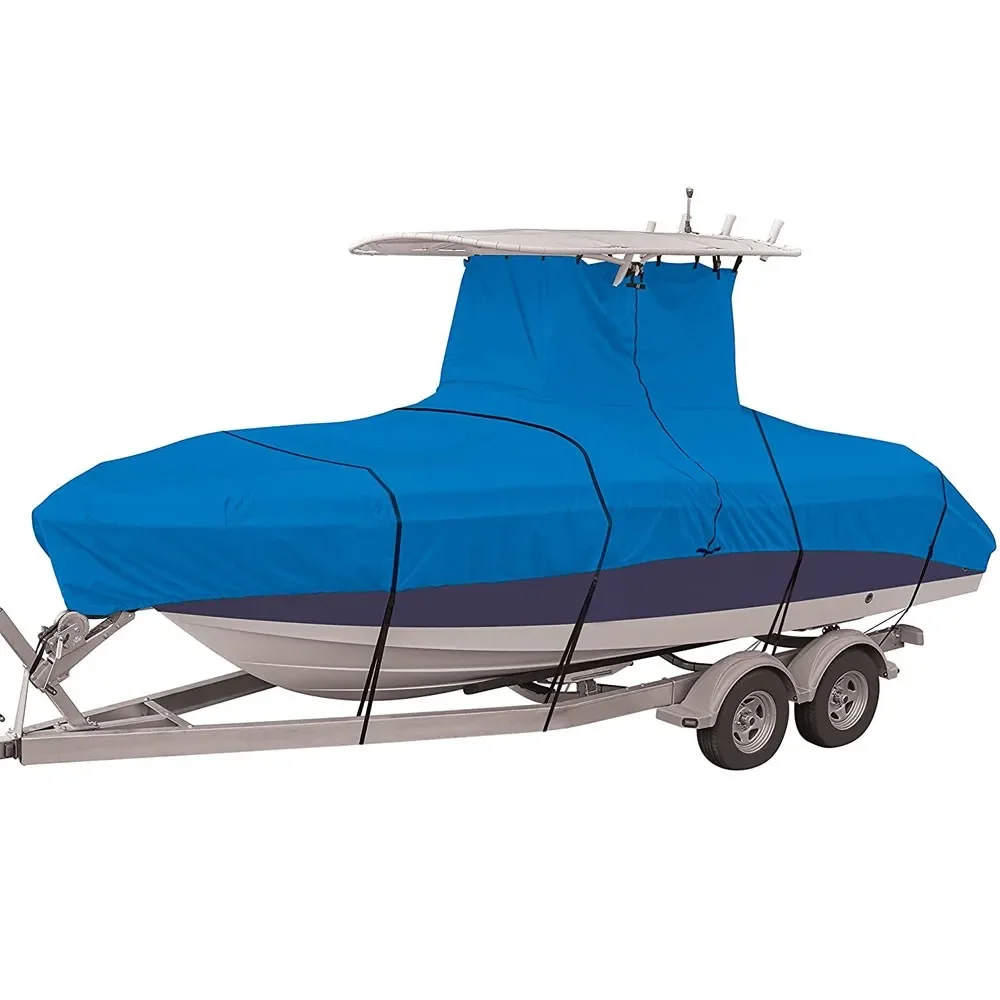 New Blue Heavy Duty Center Console T-Top Boat Cover 420D 20-22FT 22-24FT
