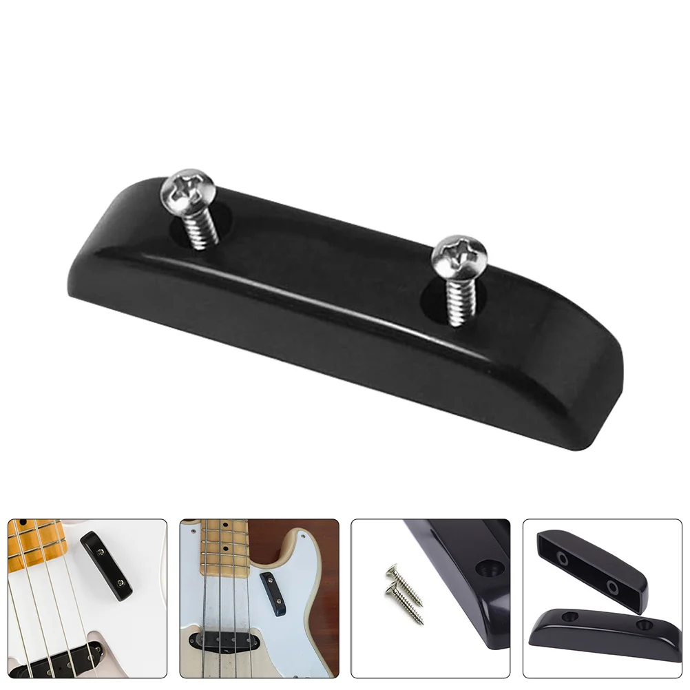 

1Set Bass Thumb Rest Plastic Durable Bass Guitar Finger Stand Replacement Thumbrest with Screws Musical Instrument Accessory