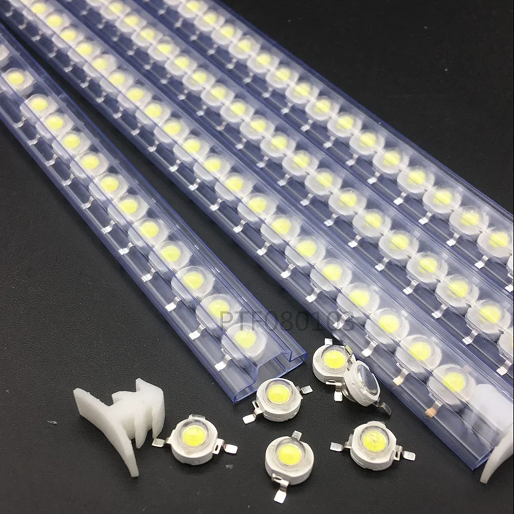 10PCS 1W 3w High power LED Lamps white /warm white 30mil 45mil Chips high light with heat sink