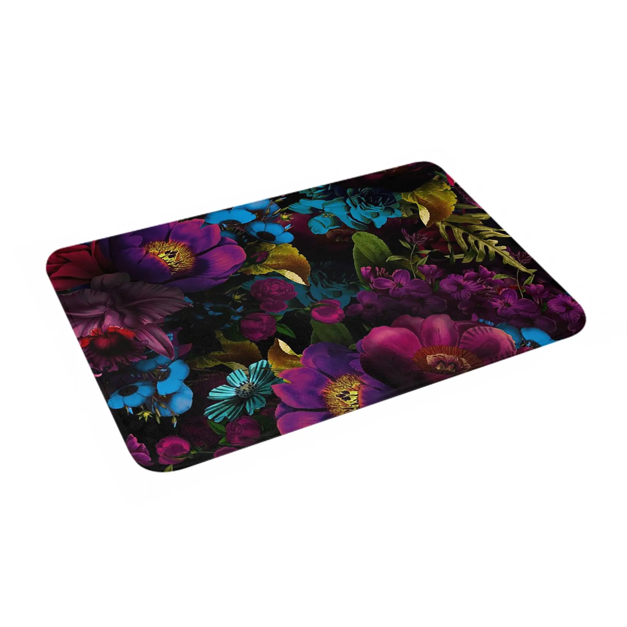 

Mystical night III Botanical Night Garden Nightgarden Non-slip Doormat Floor Mat for Kitchen Entrance Living room Footpad Mats