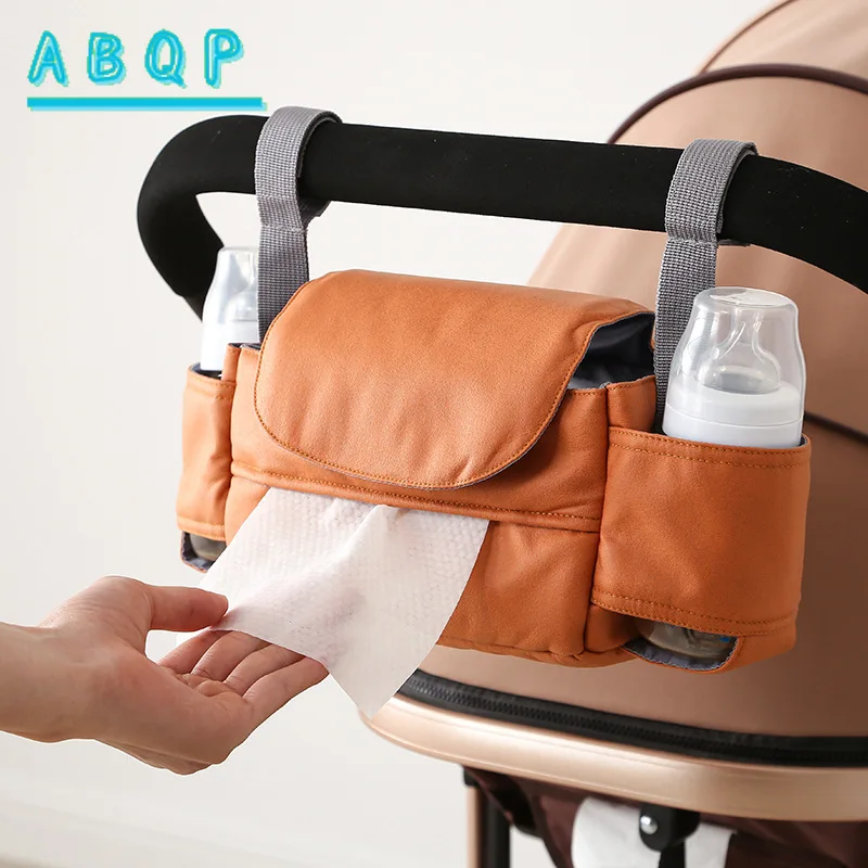 New Stroller Hanging Bag Large Capacity Stroller Storage Bag Lightweight Stroller Storage Diaper Bag Multifunctional