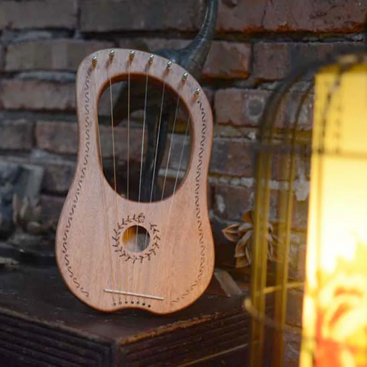 

2021 High Quality New Lyre Harp 10 Strings Lyra Harp Musical Instruments With Tuning Key