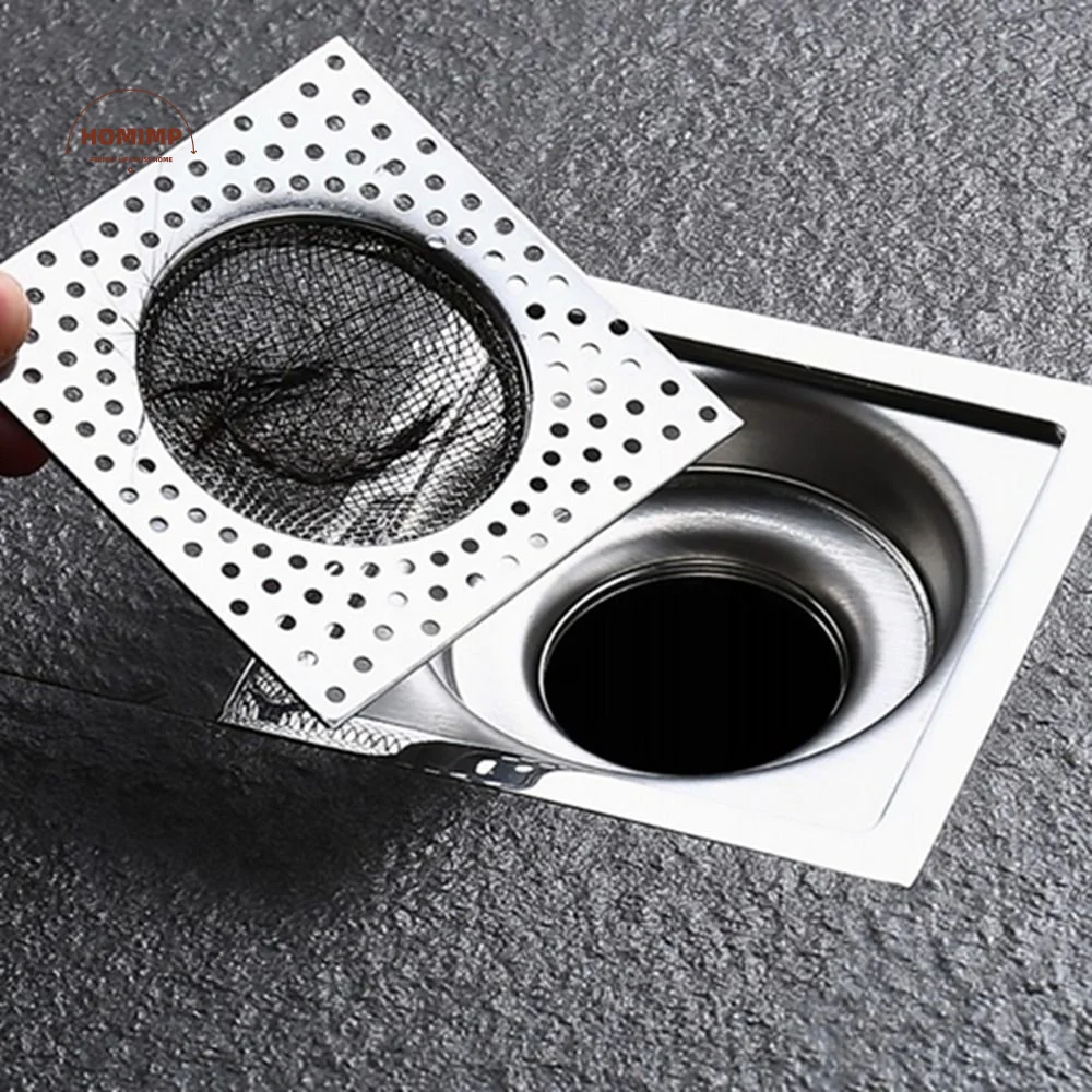 

Stainless Steel Drain Strainers Sewer Mesh Cover Bathroom Net Cover Sink Strainer Hair Catcher Drain Filter Mesh Cover