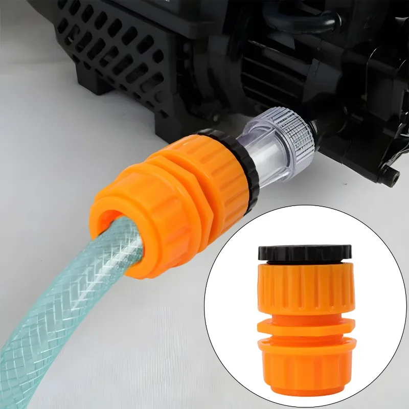 4/6 بوصة حديقة سريعة/الحلمة موصل الخرطوم إصلاح نظام الري المشترك مقرنة بلاستيكية وقف موصلات المياه محول موسع #5