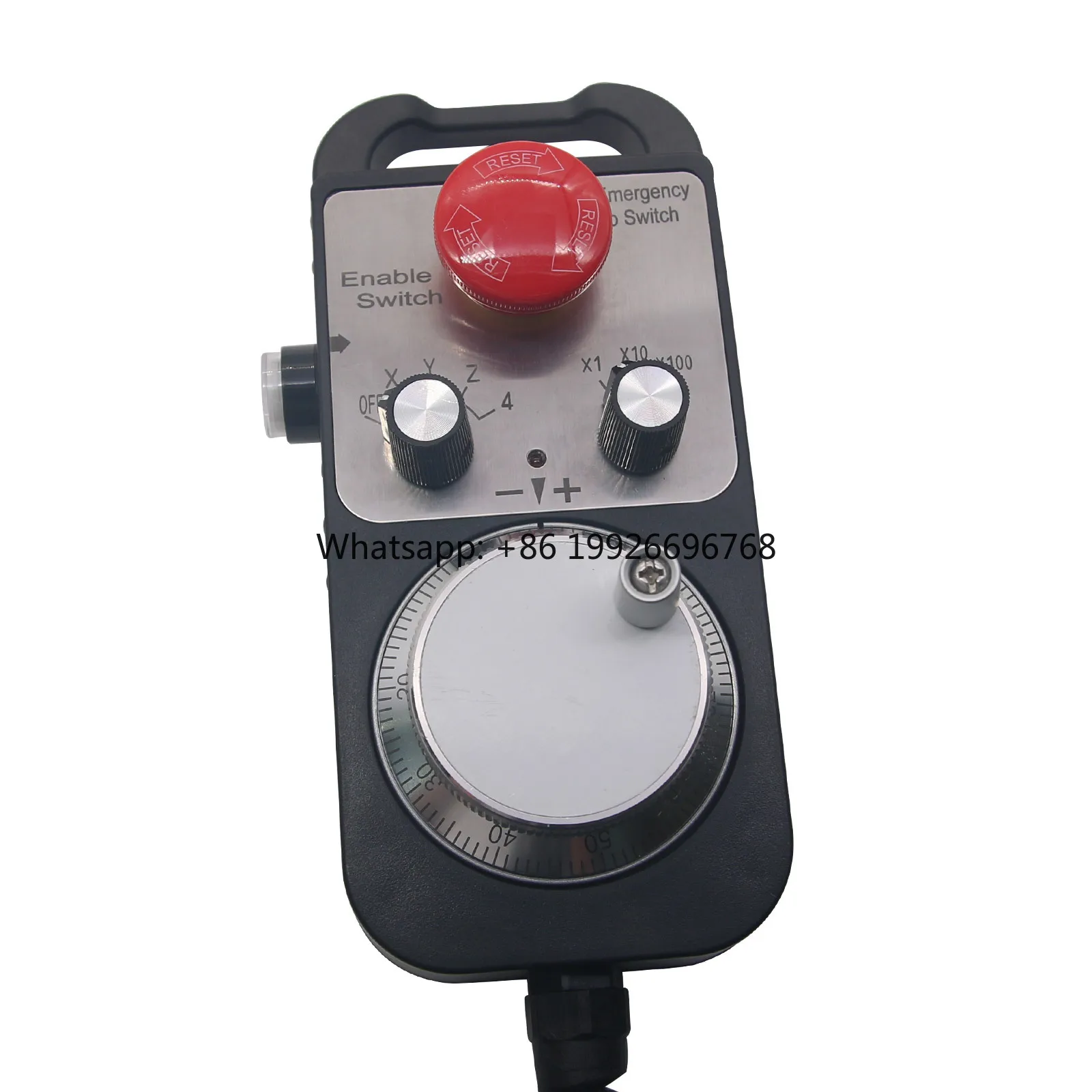 

Universal 5V 100PPR CNC 4 Axis MPG Pendant Handwheel with Emergency Stop for Siemens