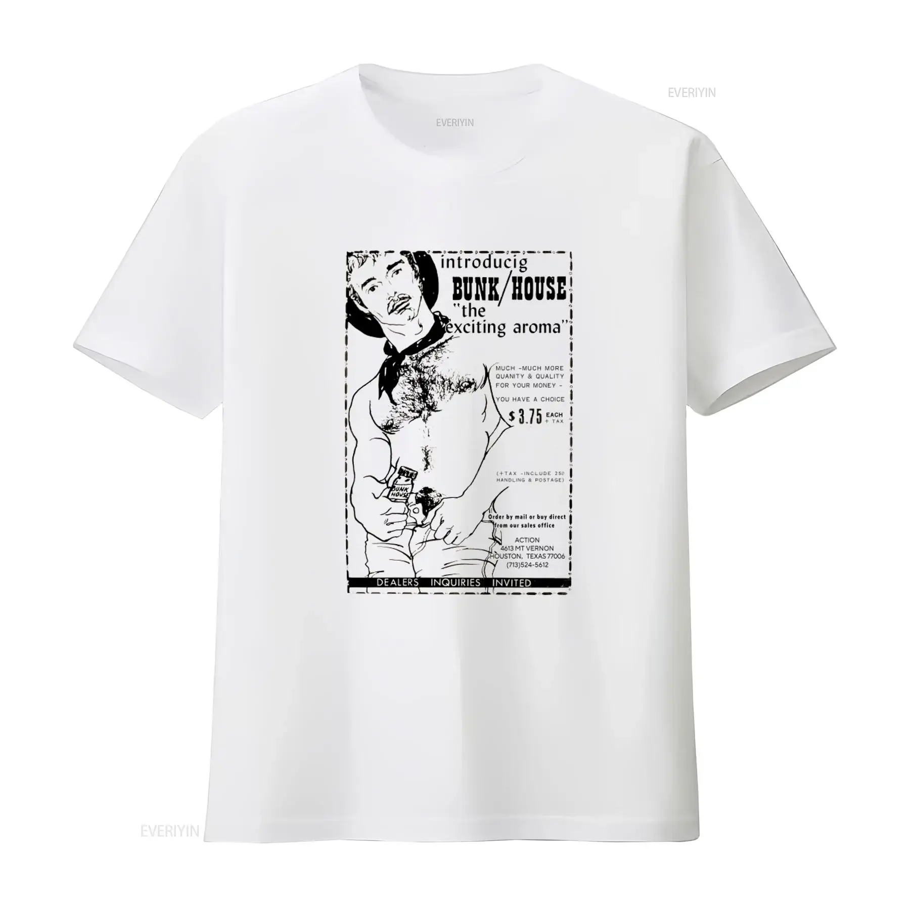 Bunk house 70's Poppers Ad T Shirt the Exciting Aroma Retro Design  vintage Washed Soft Breathable Slightly designer clothes
