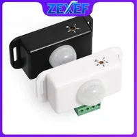 ZEXEF 12V-24V 6A PIR Sensor Switch Cover Motion Light Automatic Adjustable Infrared for LED Mirror Capacitive Car Indicator Lamp