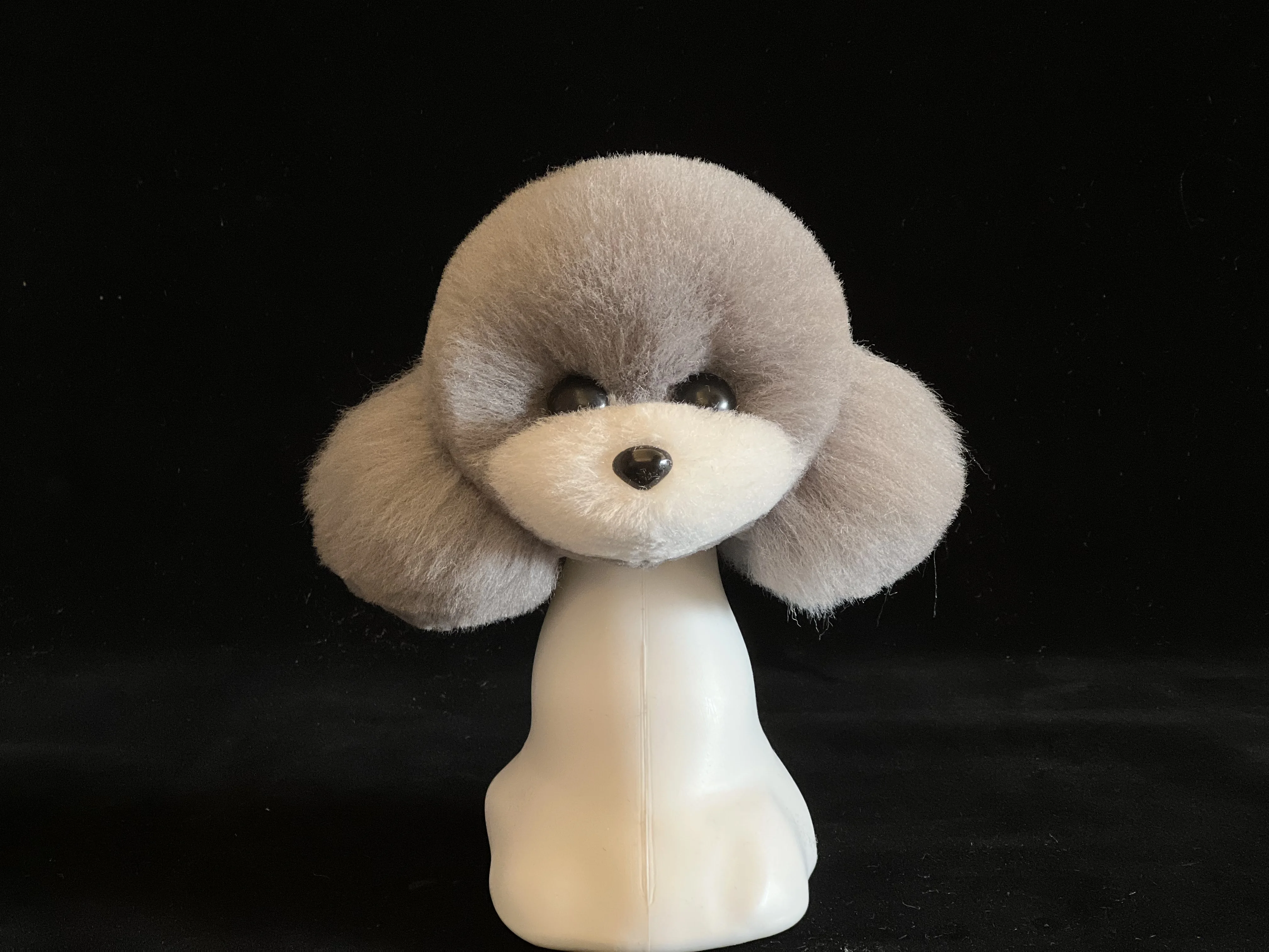 Teddy Bear Professional Head Wigs Only Pet Grooming Tool Groomer Trimming Practice Model Dog Head Fur (No Head Model)