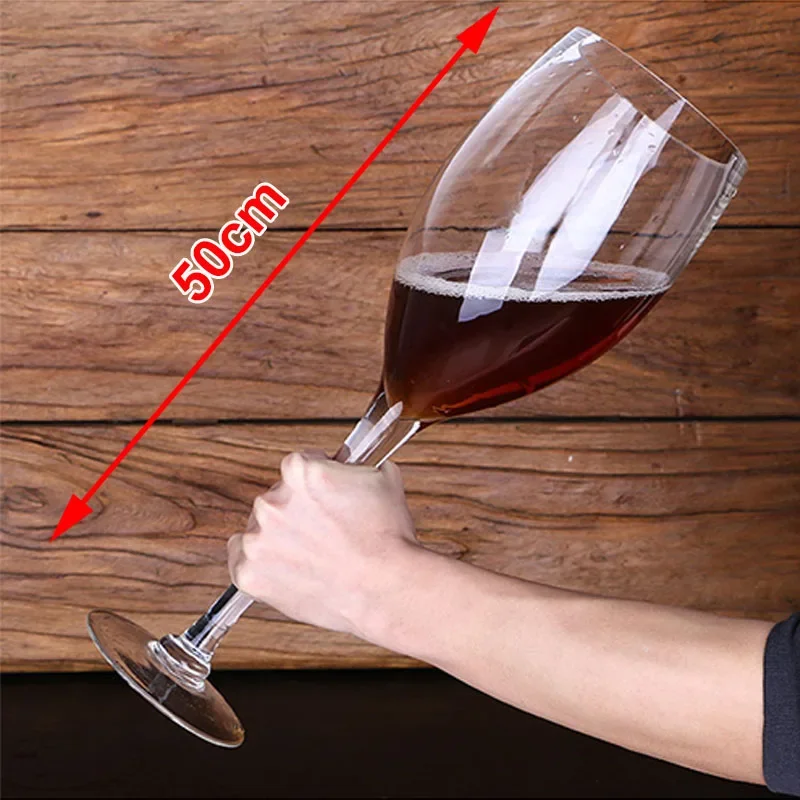 Creative Super Large Champagne Glass Hanap Red Wine Goblet Cup Ktv Big Capacity Lead-free Crystal Beer Mug Drinking Glasses