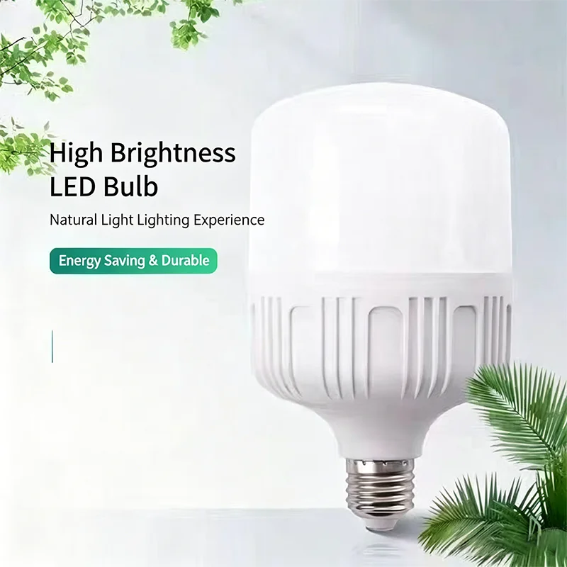 E27 LED Screw Lamp Eye Protection Energy Saving Multiple Power Bulb Indoor Lighting for Bedroom Living Room HouseholdOffice Room