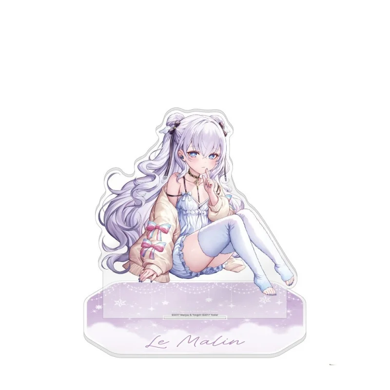 Azur Lane Acrylic Figure Stand Two‑Sided Printed Model Plate Desktop Ornament Fan Collection Gift Keychain