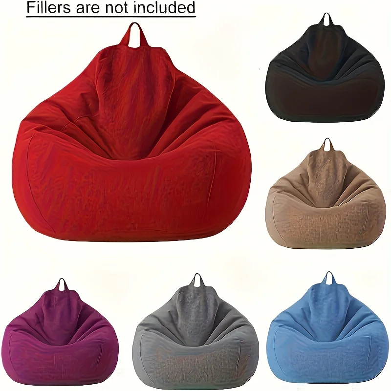 

Sofa Cover Only, No Filler Included. Upgraded Fabric, Comfortable and Soft Bean Bag Chair Cover. Suitable for Tatami Bean