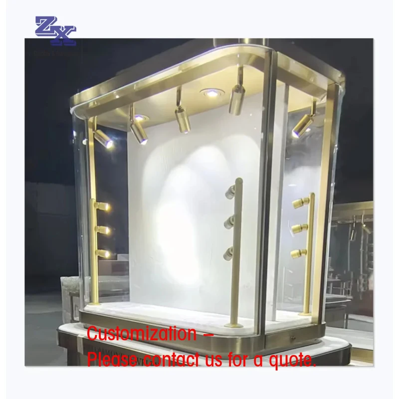 

custom.High End Luxury Jewelry Stand Display showcase Jewelry Display Cabinet