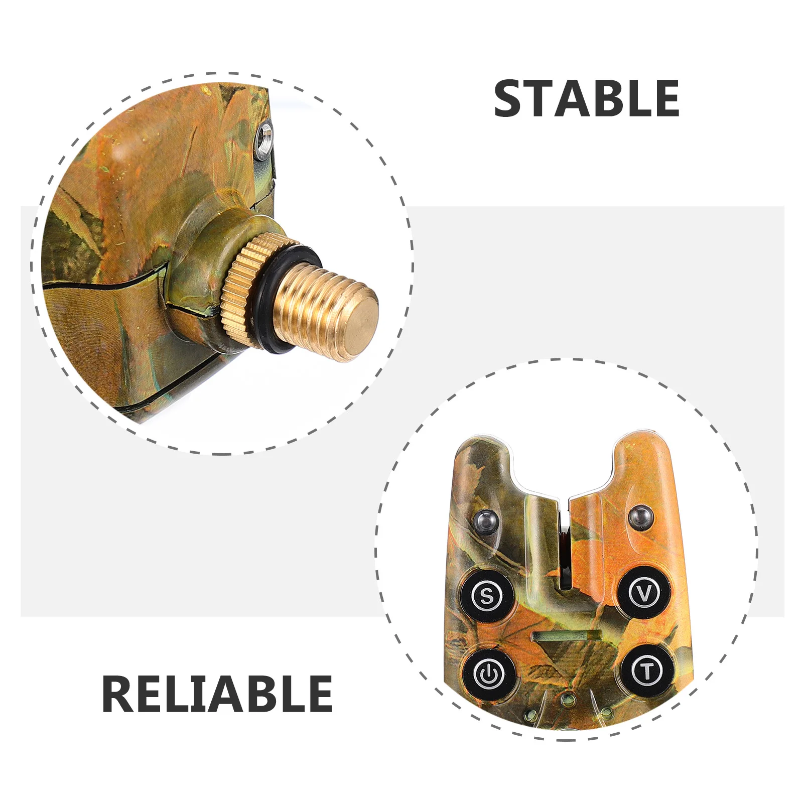 

Electronic Bite Alarm Adjustable Volume Loud Alert Indicator For Night Fishing Water Resistant Fishing Accessories