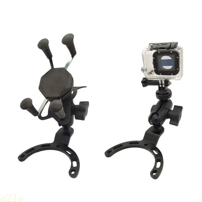 

E21E Motorcycle Gas for Tank Mount GPS Phone Camera Bracket Holder for for Yamaha Ki