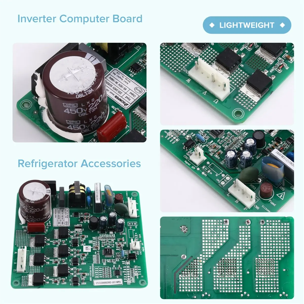 Carte de commande onduleur pour compresseur de réfrigérateur MIDEA DBFC-CTCLM LU118PY1 – Accessoire essentiel pour réfrigérateur