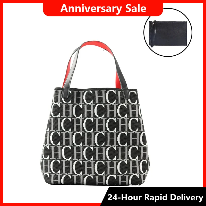 

Сумка-ведро CH класса люкс, новинка 2026 года, женская сумка большой вместимости из искусственной кожи с маленькой картхолдером