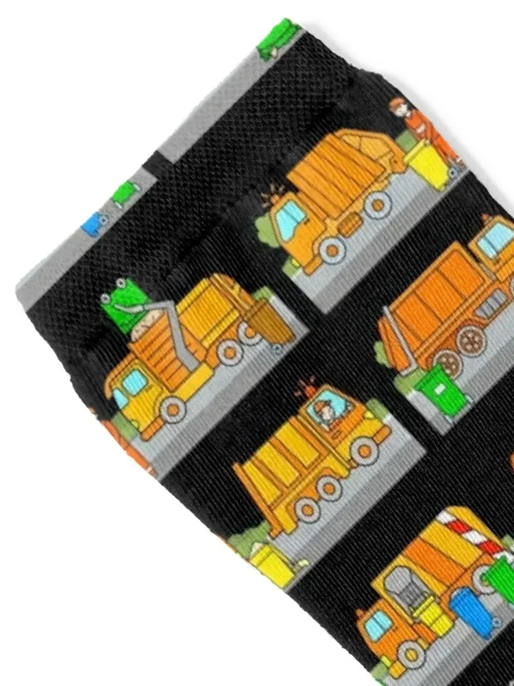 Kids Trash Trucks Garbage Vehicles Socks Christmas japanese fashion ankle Boy Child Socks Women's