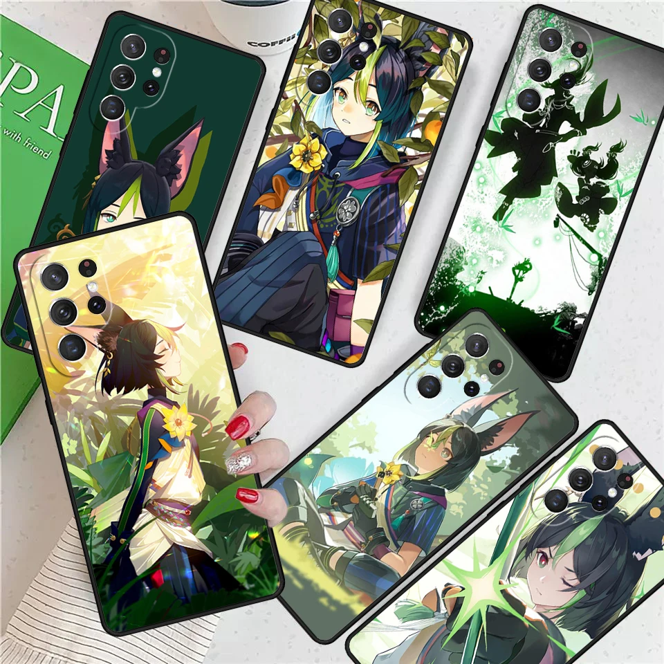 Genshin Impact Tighnari For Samsung Galaxy S24 Ultra S21 S22 S8 S9 S10E Note 10 20 Plus FE S23 Phone case Cover Coque