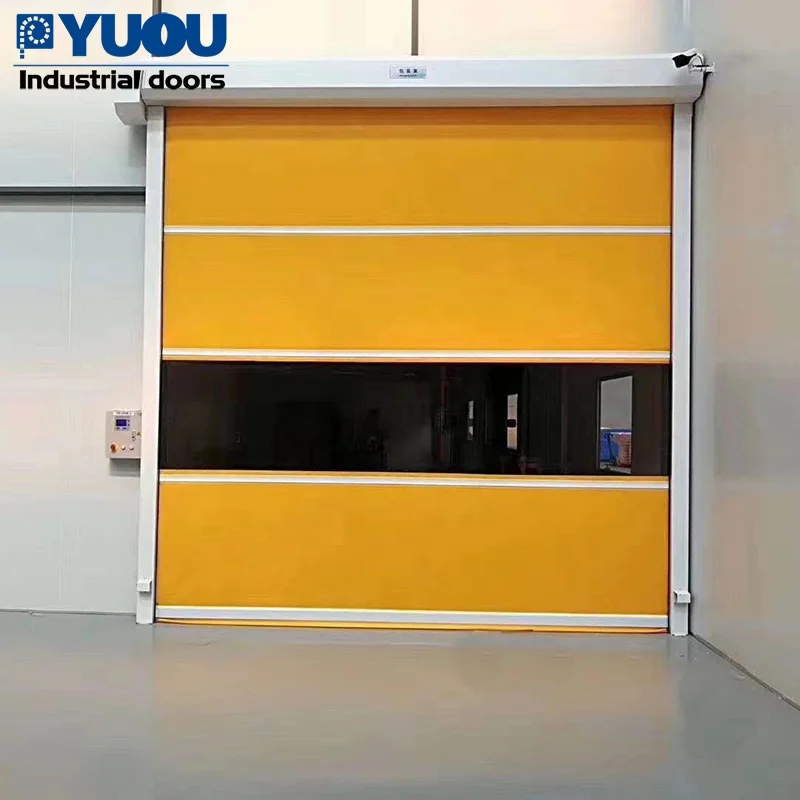 الصين بالجملة PVC النسيج غسيل السيارات البلاستيك عمل سريع نظام سيرفو أوتوماتيكي لفة سريعة عالية السرعة الأسطوانة مصراع الباب #3