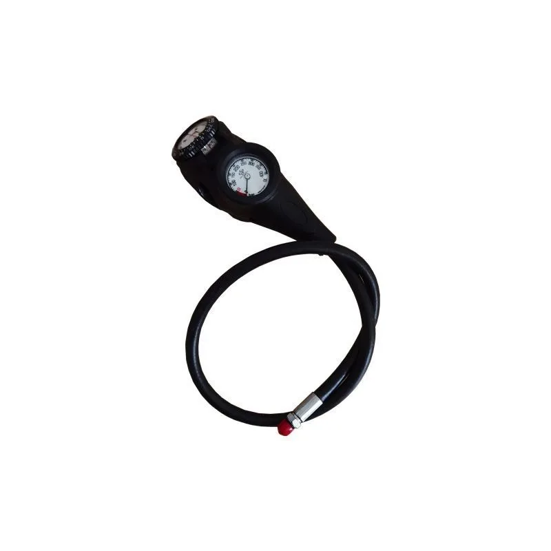 CE Certified Scuba Diving Single Triple Depth Pressure Gauge Professional Underwater Diving Accessories