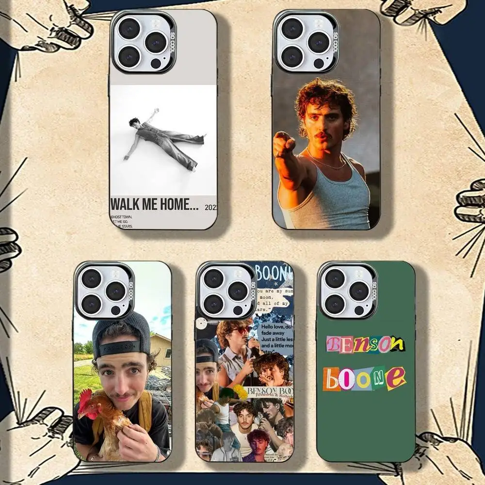 

B-Benson Singer Boones Phone Case For iPhone 16,15,14,13,12,11,8,7,Pro,Max,Plus,Mini,XS,SE Shockproof Matte Cover