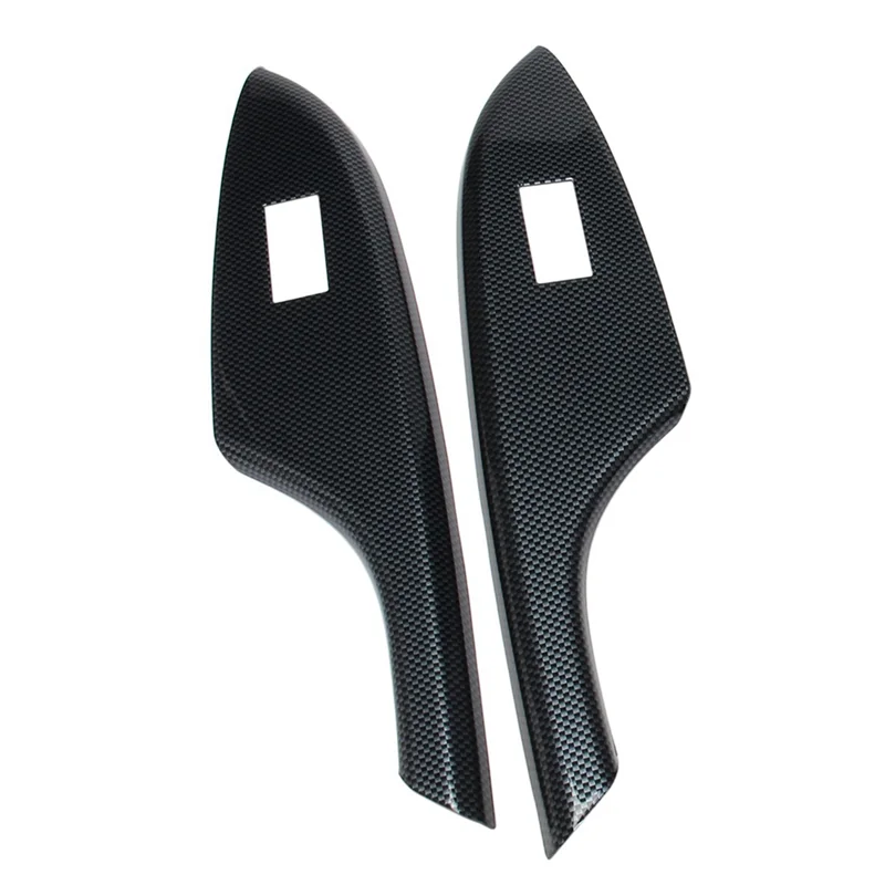 ABGR-自動車ウィンドウリフトボタンスイッチパネルトリムカバー交換部品トヨタカローラ 2007-2013 (左運転席)