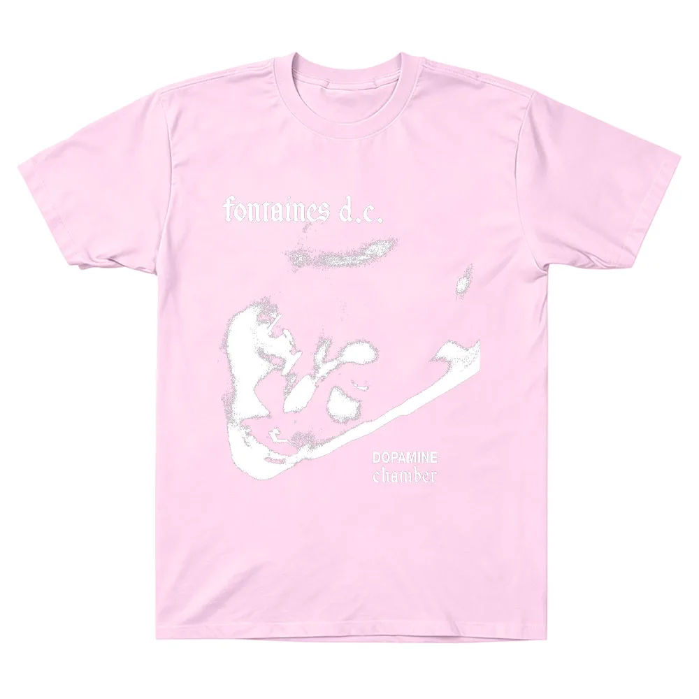 Dopamine Chamber One Colour Dc T-Shirts Fontaines D.C. Kurzarm-T-Shirt Herren Baumwoll-Tee Unisex High Street Komfort Locker Geschnittenes Oberteil – Detail 11