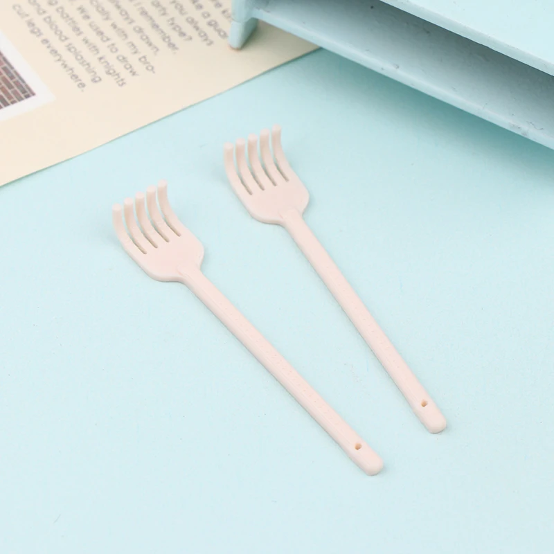 [JN] 2 pièces 1:12 maison de poupée Miniature Mini grattoir arrière modèle accessoires de décoration jouets