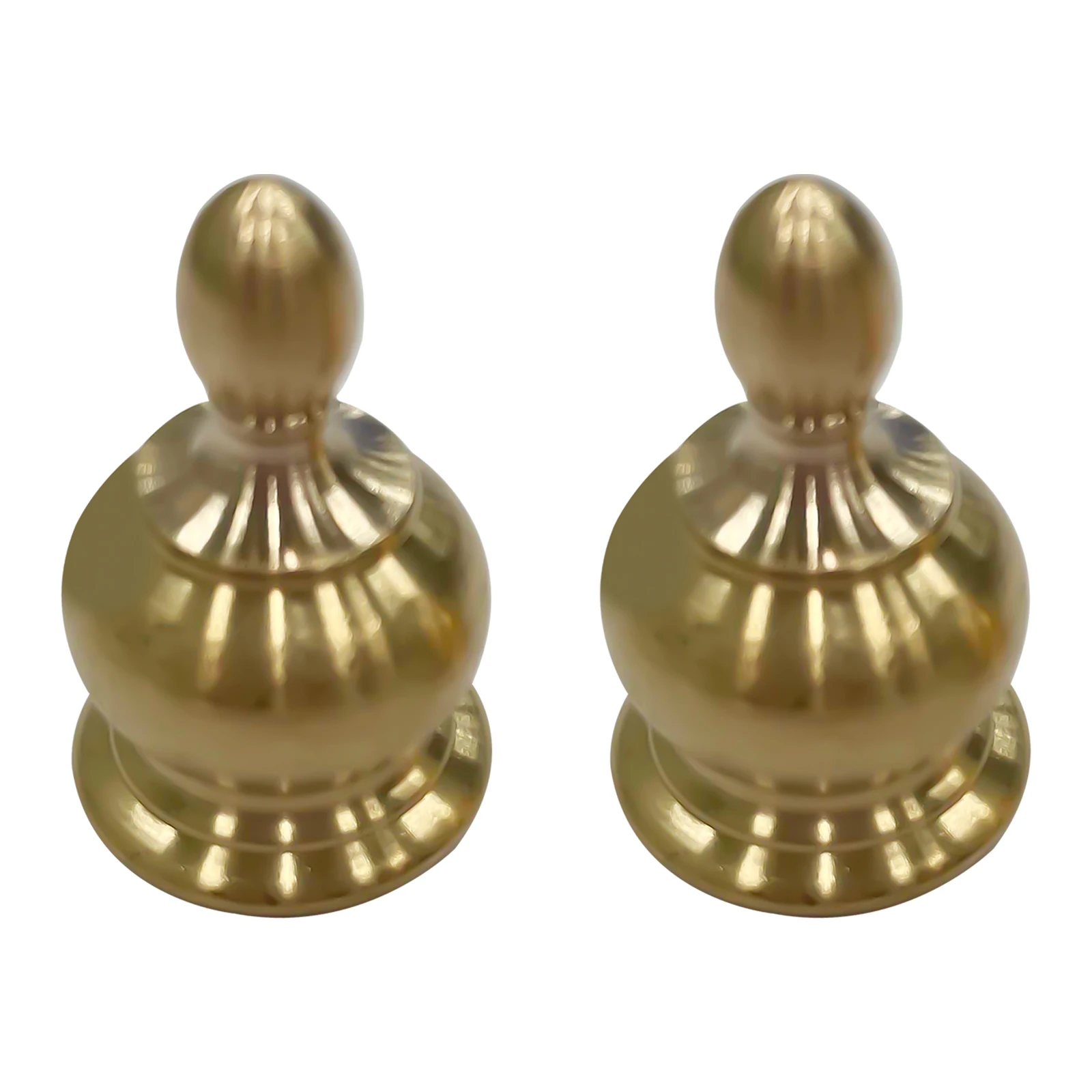 

2Pcs Lamp Finials Brass Crown Shape Replacement Light Knob Decoration for Table Floor Lamps Light Accessory Lamp Finials