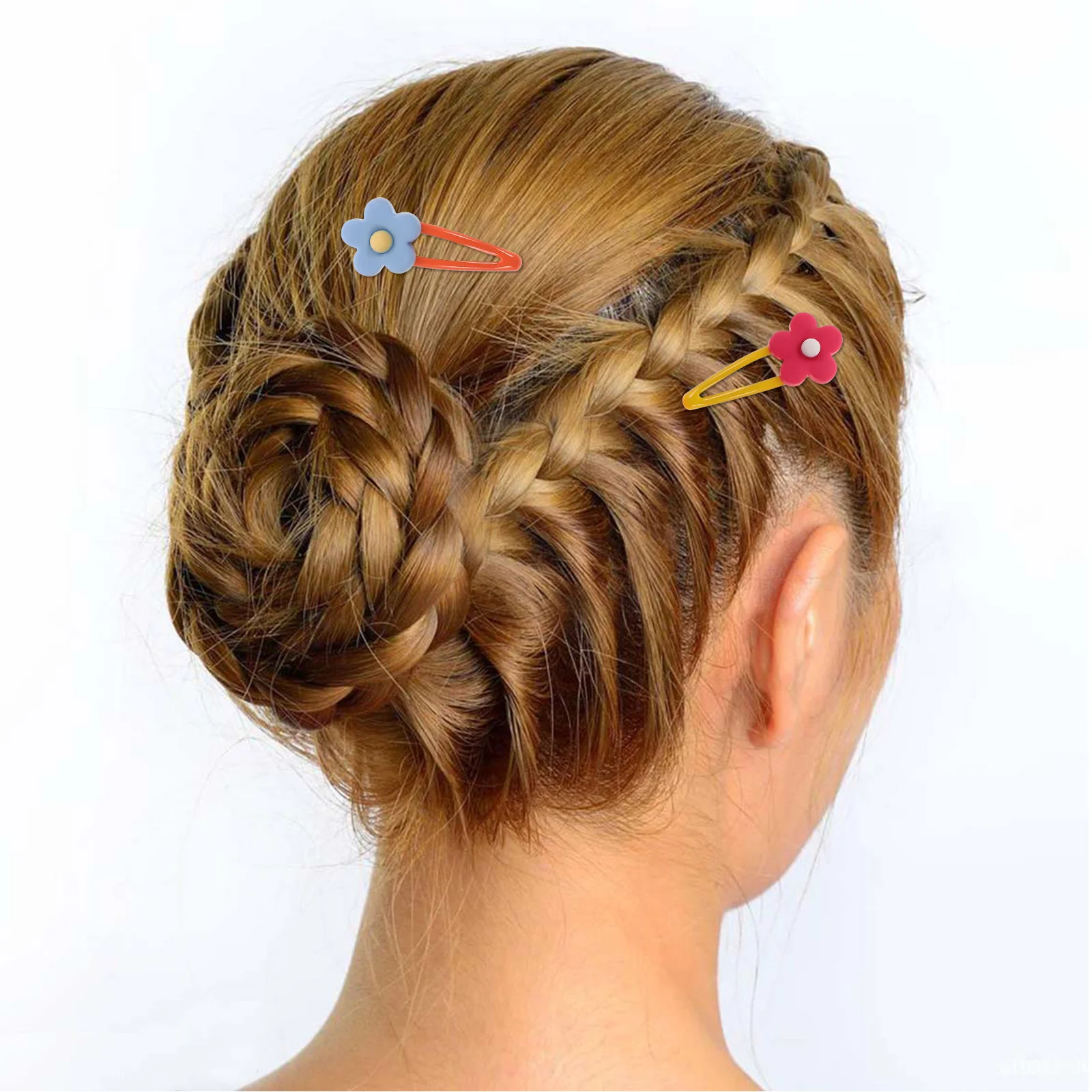 

10Pcs Girls Hair Clamps Adorable Barrettes Safe Materials Long Life Use Dance Cosplay Festivals Hair Clips Kids Hairpin